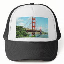 Golden Gate Bridge In San Francisco Mesh Hats