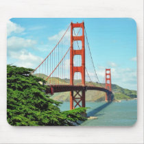 Golden Gate Bridge In San Francisco Mousepads