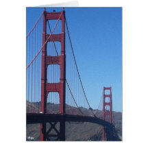 Golden Gate Bridge Note Card