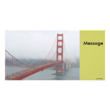 Golden Gate Bridge Photo Card
