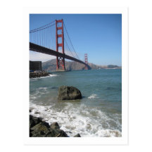 Golden Gate Bridge Post Card