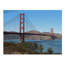 Golden Gate Bridge Postcard