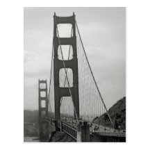 Golden Gate Bridge Postcard