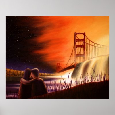 Golden Gate Bridge Posters by Surrealism