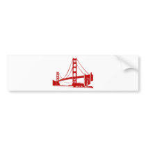Golden Gate Bridge - San Francisco, CA Bumper Stickers
