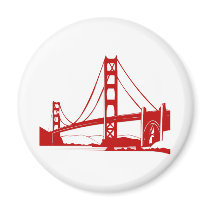 Golden Gate Bridge - San Francisco, CA Magnet