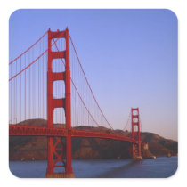 Golden Gate Bridge, San Francisco, California, 2 Square Stickers
