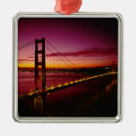 Golden Gate Bridge, San Francisco, California, 5 Christmas Tree Ornament