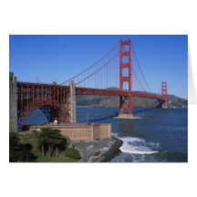 Golden Gate Bridge, San Francisco, California, 8 Greeting Card