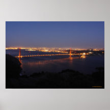 Golden gate bridge, San Francisco, la Californie Posters
