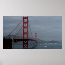 Golden gate bridge - San Francisco, la Californie Posters
