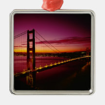 Golden gate bridge, San Francisco, la Californie,  Décorations De Noël