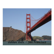 Golden Gate Bridge- San Francisco Postcards