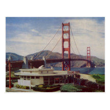 Golden Gate Bridge, San Francisco Vintage Post Card