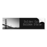 Golden Gate Golden State Bumper Stickers
