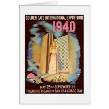 Golden Gate International Exposition 1940 Greeting Card