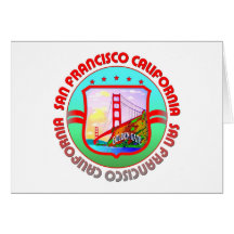 Golden Gate San Francisco Greeting Card