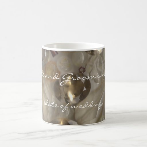 Golden Gems Wedding Mug