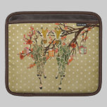 Golden Giraffes Rose Garden iPad Sleeve ipad sleeves