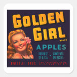 Golden Girl Apples Sticker