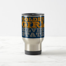 Golden girl; Silver State mug