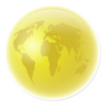Golden Globe Sticker