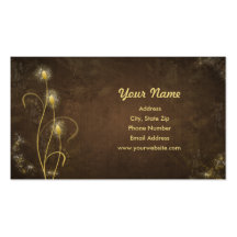 Golden Glow Business Card