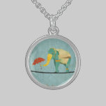 Golden Graceful Elephant Necklace necklaces