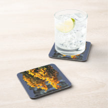 Golden Grapes Drink Coaster