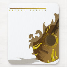 Golden Guitar Mousepad