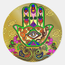 Golden Hand of Fatima, Sticker