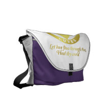 Golden Heart Award - When Atlas Shirked Messenger Bag