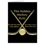 Golden Hockey Rule Card