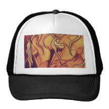Golden Horses Trucker Hat