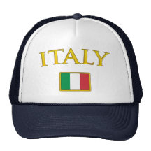 Golden Italy Mesh Hats