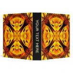 Golden Kaleidoscope 3 Ring Binders
