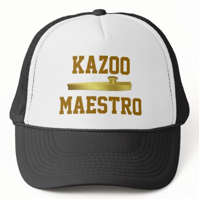 Golden Kazoo Musical Instrument Musicians Hat by DigitalDreambuilder