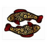 Golden Koi Postcard
