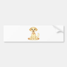 Golden Lab Bumper Sticker