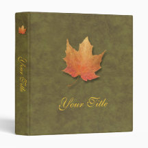 Golden Leaf Binder