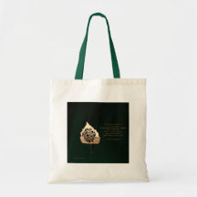 Golden Leaf Canvas Bag