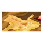 Golden Leaf -  Gold Colour Therapy Art Personalized Photo Card
