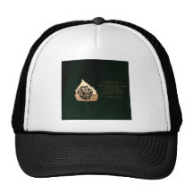 Golden Leaf Mesh Hats