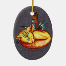 Golden-Like-Sun Oval Ornament