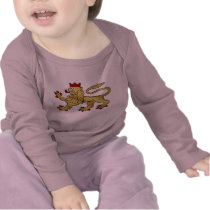 Golden Lion Crest - Lion Shield T Shirt