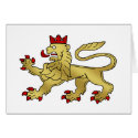 Golden Lion emblem - Lion Shield cards