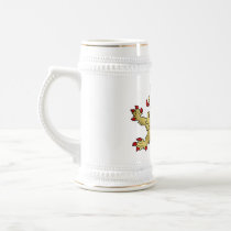 Golden Lion emblem - Lion Shield Coffee Mug