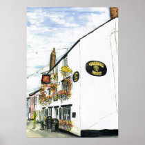 'Golden Lion (Padstow)' Print
