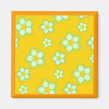 Golden Lotus Manga Fusion Fridge Magnet