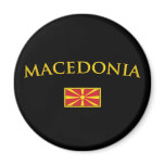 Golden Macedonia Fridge Magnets